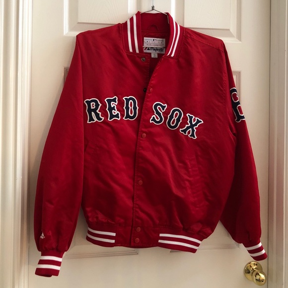 majestic red sox jacket
